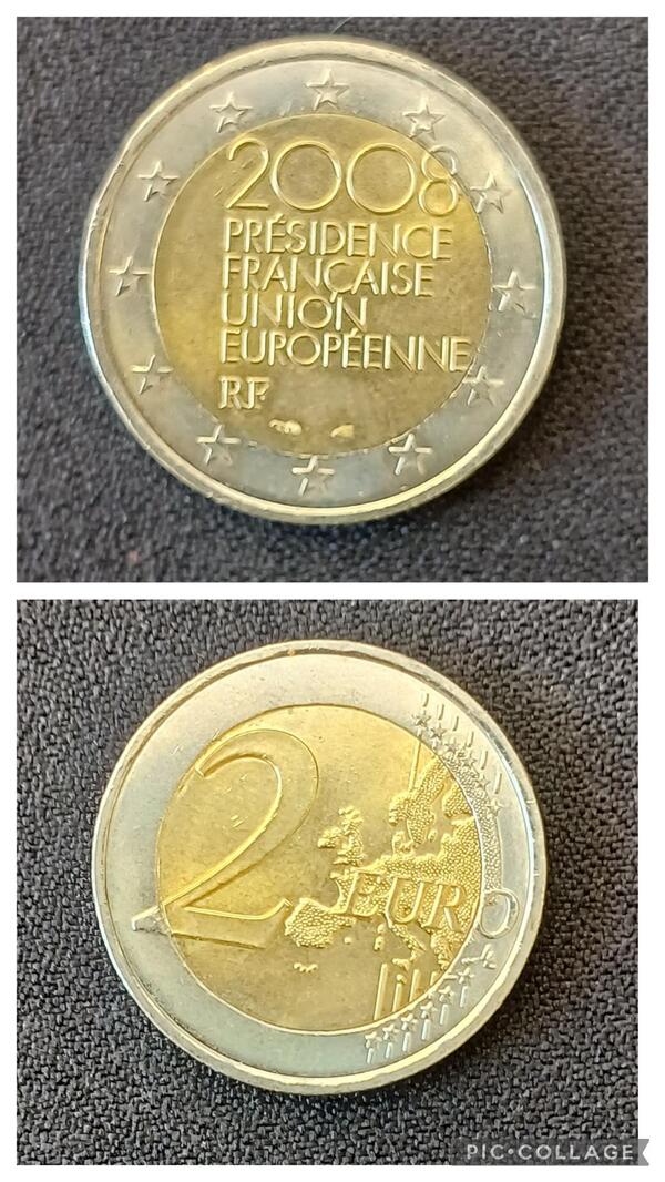 2 euros Presidence Française Union Europeenne RF