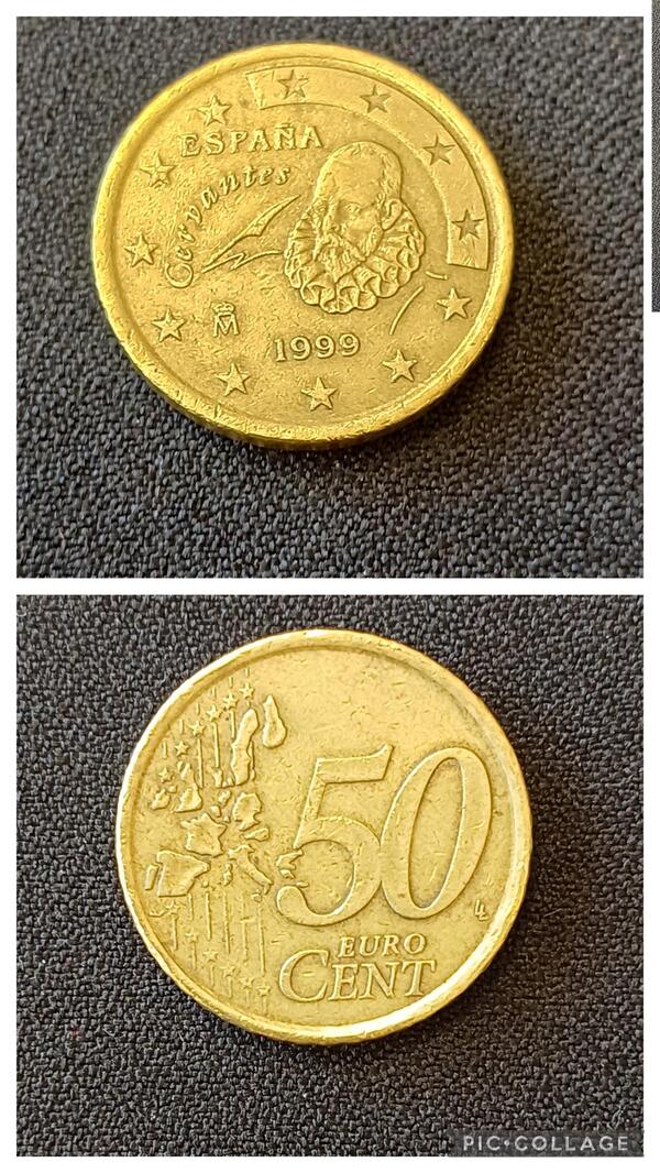 50 centimos España 1999