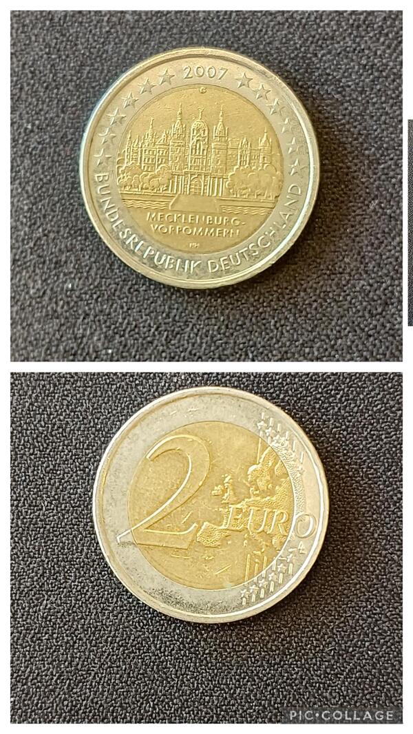 2 euros Alemania 2007 Bundesrepublik Deutschland