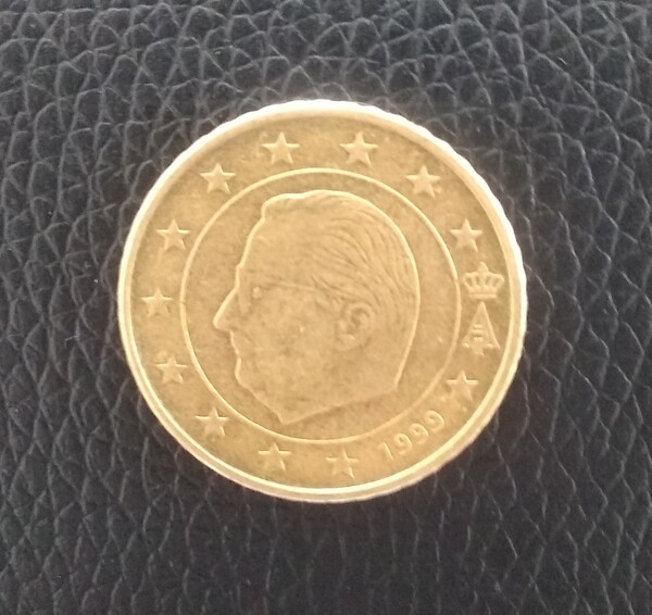 50 EURO CENT BÉLGICA 1999