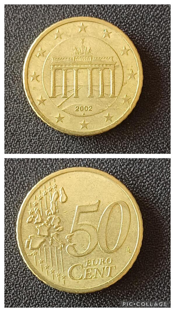 50 centimos Alemania 2002 A