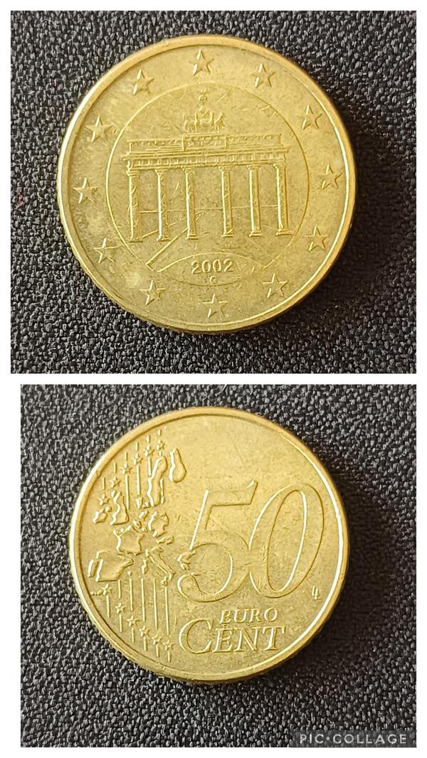 50 centimos Alemania 2002 G
