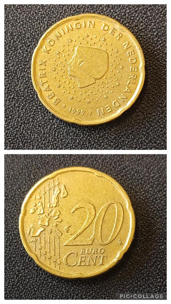 20 centimos Holanda 1999