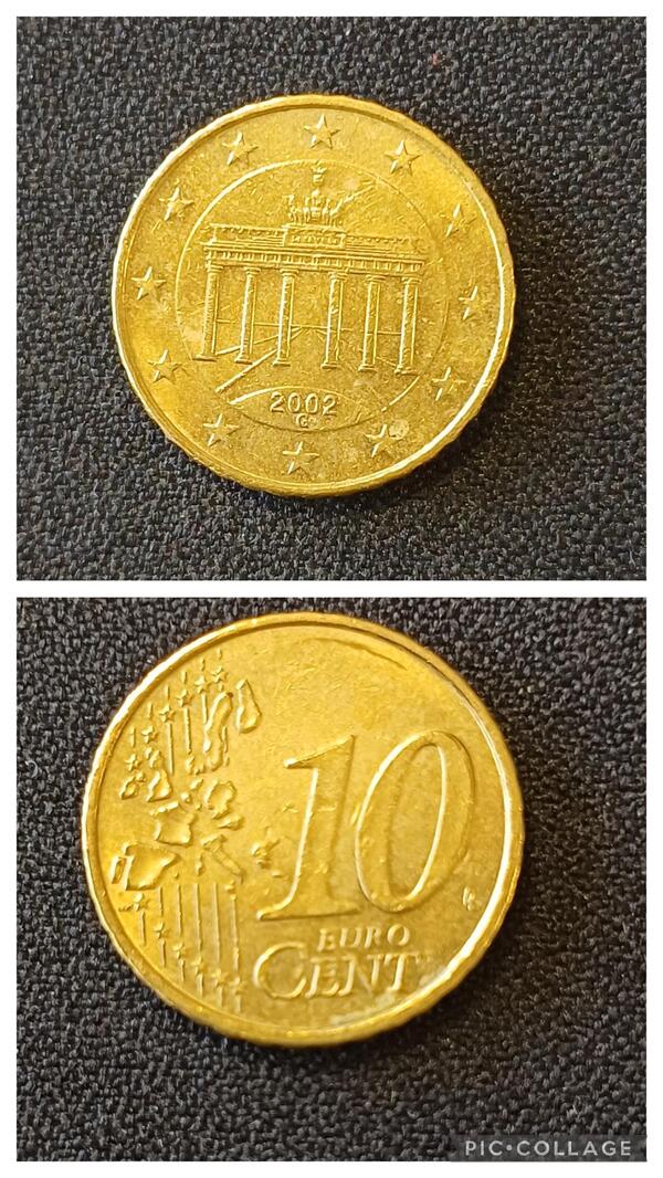 10 centimos Alemania 2002 G