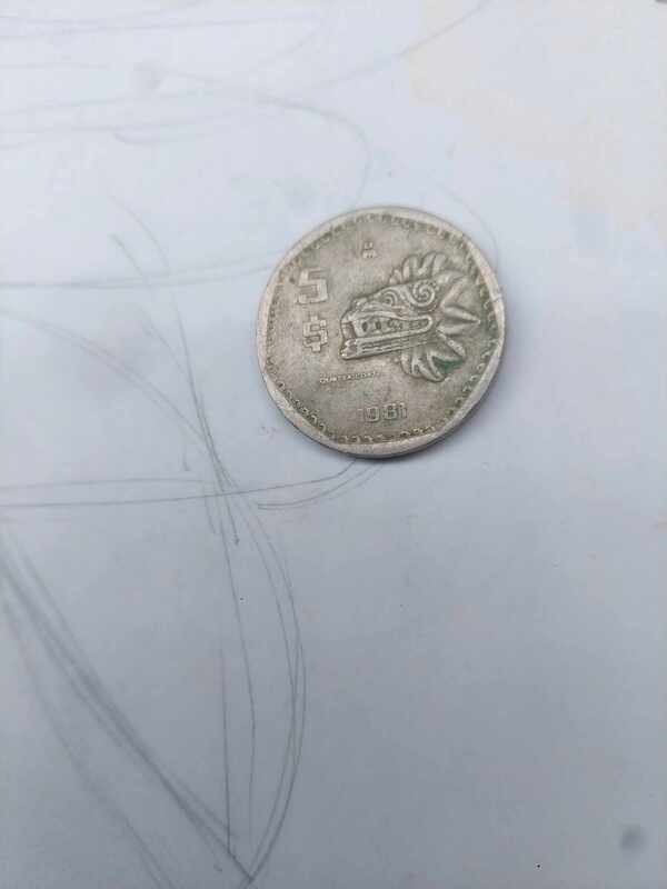 Moneda 5 pesos mexicanos 1981