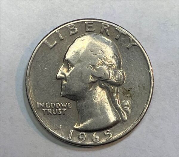 Moneda 1/4 Quarter 1965