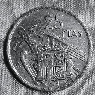 25 pesetas de 1957 *58