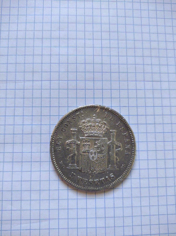 5 pesetas Alfonso XII