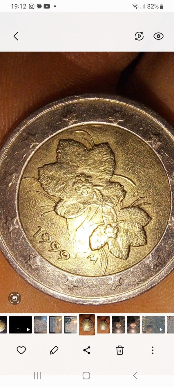 2 eur finlandia 1999 con error en dos 9.Exceso de metal