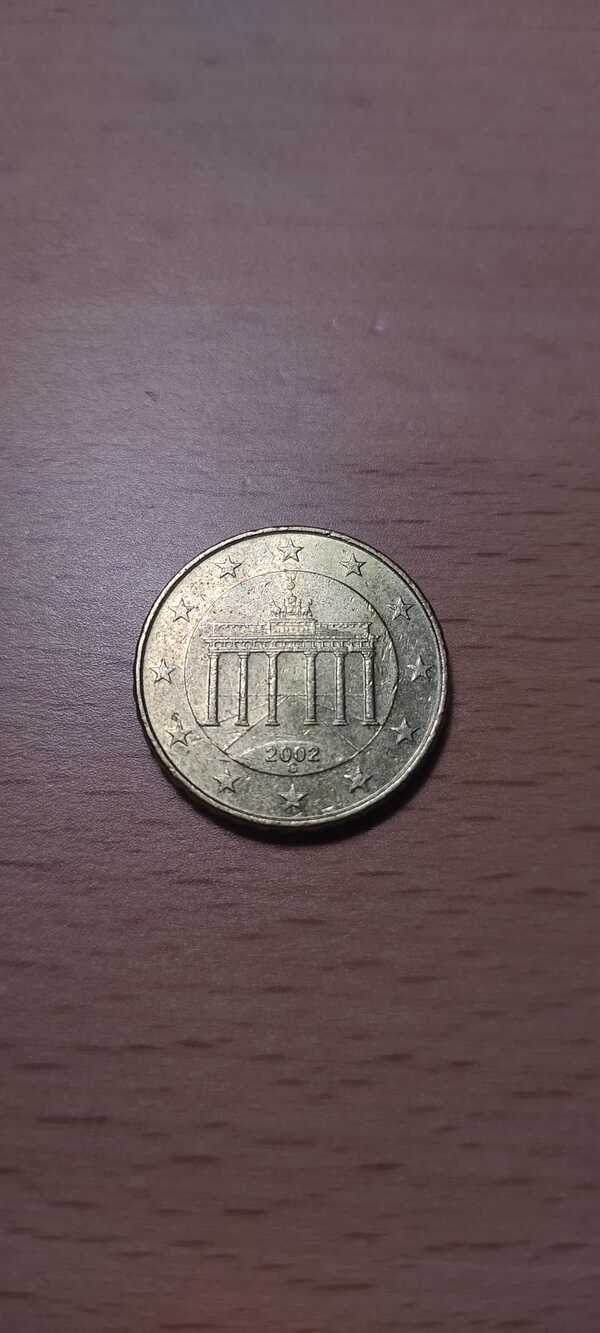Moneda 10 céntimos Alemania 2002