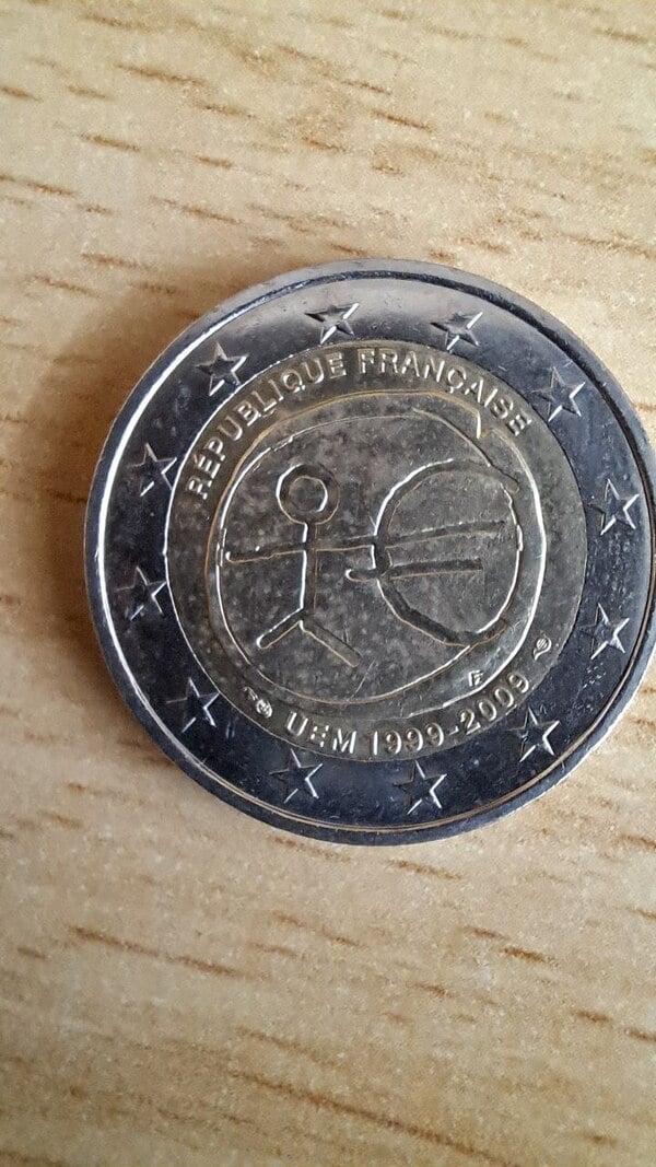 Moneda de 2 euros Conmemorativa - República Francesa - UEM 1999-2009*