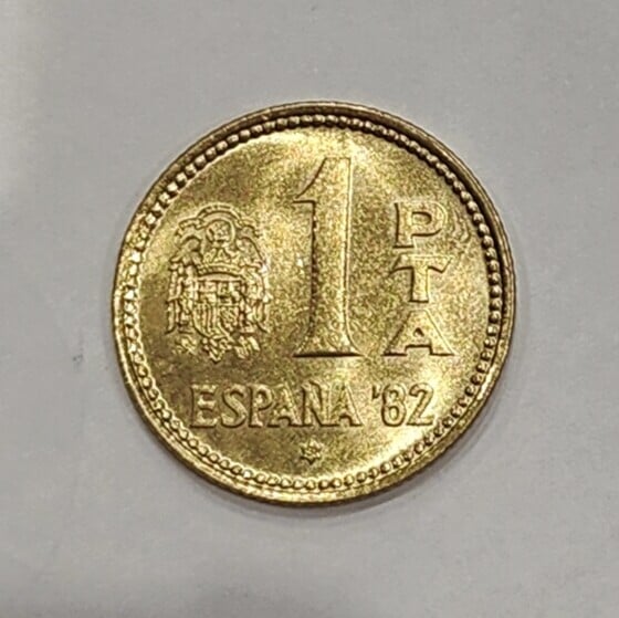 1 peseta 1980 