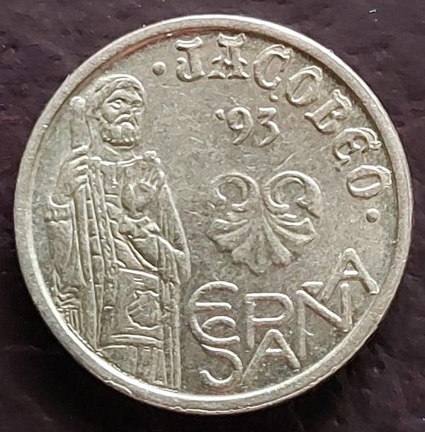 Moneda 5 pesetas España 1993 Conmemorativa