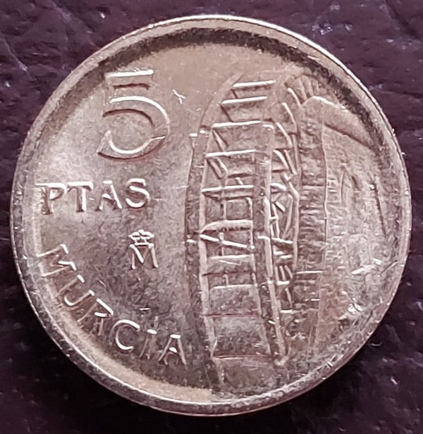Moneda 5 Pesetas España 1999 Conmemorativa