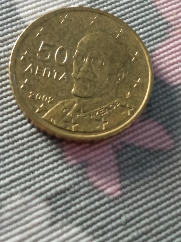 50 centimos de GRECIA 2002
