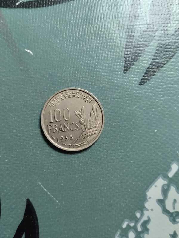 100 Francos Franceses 1955