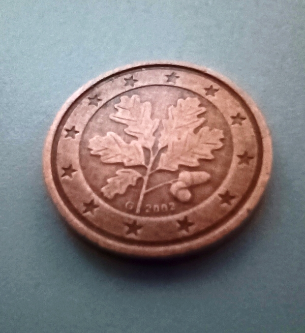 Moneda 1 céntimo Alemania 2002