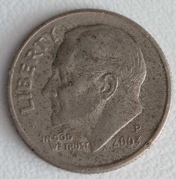 1 dime (10 cents) (roosevelt) eeuu