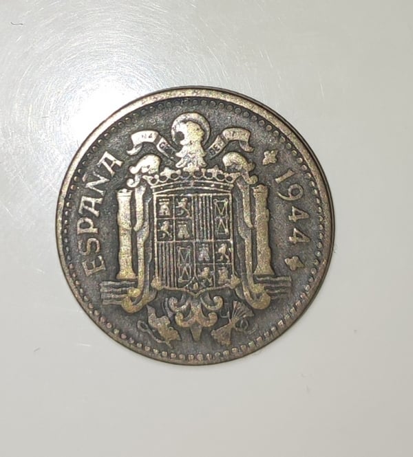 1 peseta año 1944
