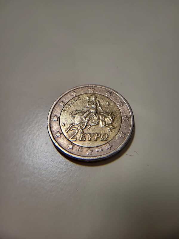 Moneda 2 € Griega 2002