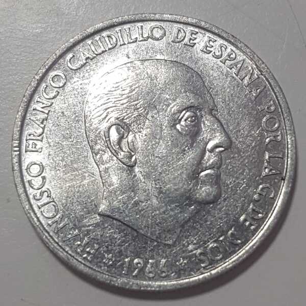 50 centimos de pesetas 1966