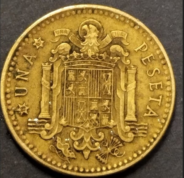 una peseta 1966