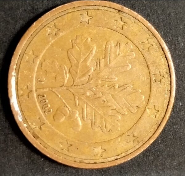 5 centimos  de euro alemania 2002