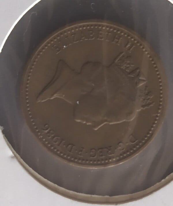 moneda INGLATERRA ONE PENNY 1986