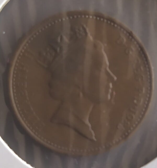 moneda INGLATERRA ONE PENNY 1985