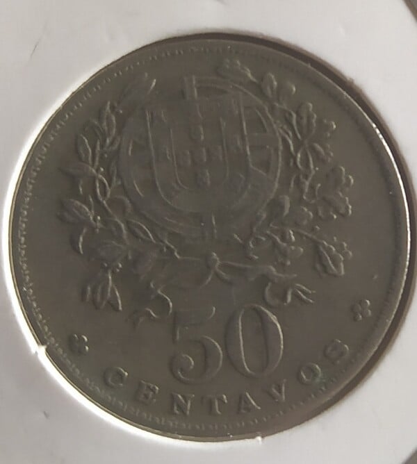 moneda PORTUGAL 50 CENTIMOS 1965