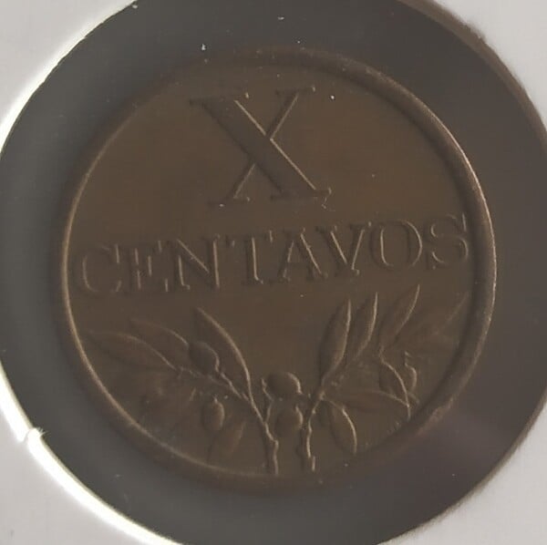 moneda PORTUGAL X CENTAVOS 1965
