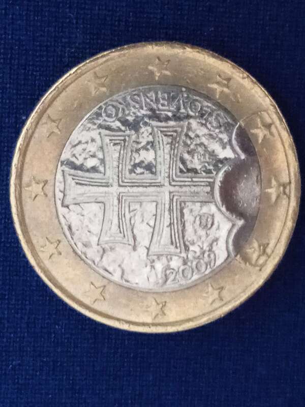 Moneda 1€ Slovensko. 2009. Rara.