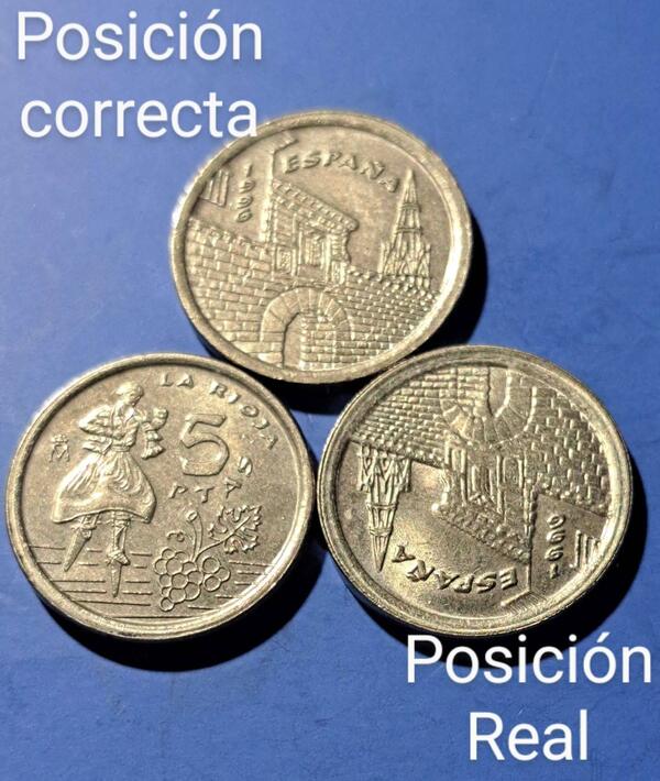 Vendo moneda conmemorativa de 5 pesetas de La Rioja1996.