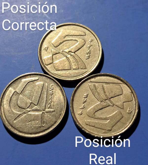 Vendo moneda de 5 pesetas de 1990 últimas acuñaciones de la peseta.