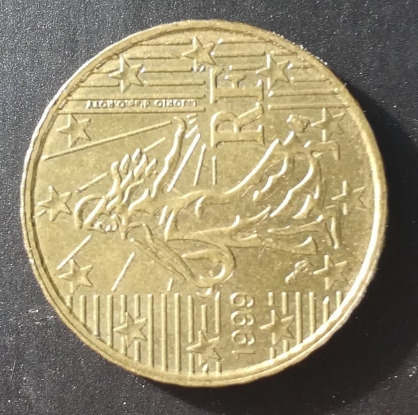 Moneda 10 centimos 1999 Francia
