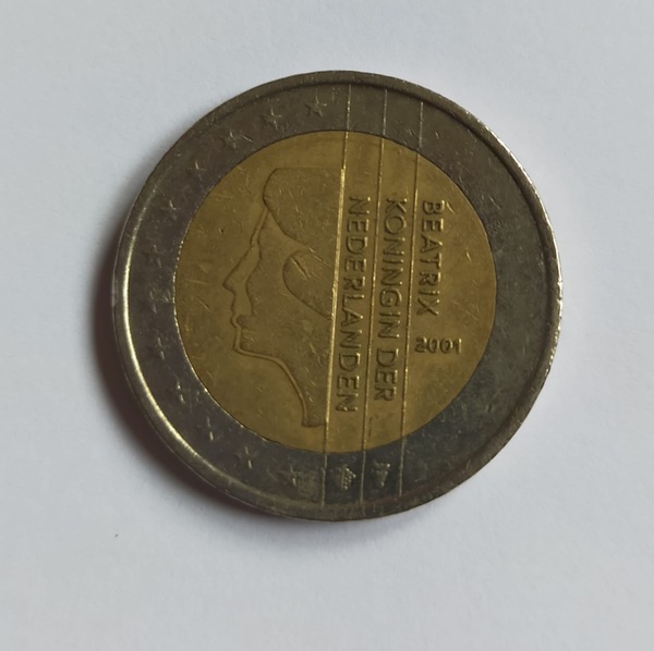 Moneda 2€ Beatriz de Holanda 2001