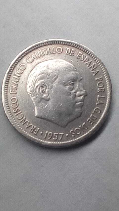 Moneda Francisco Franco 1957 España