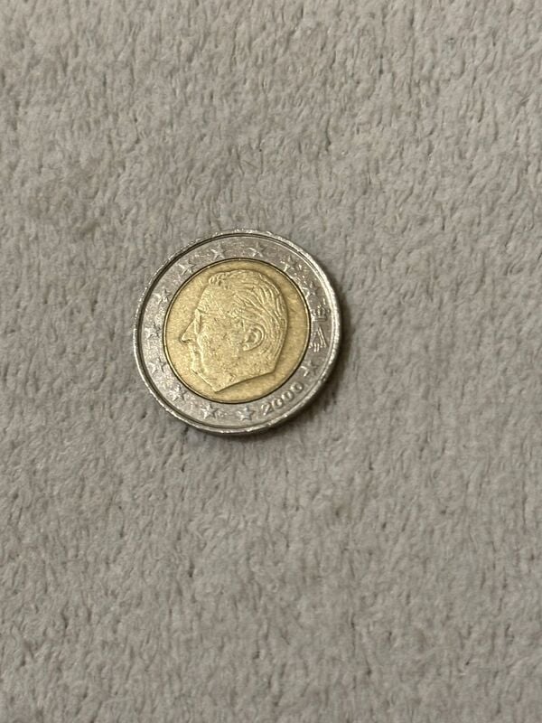 Moneda 2 euros año 2000