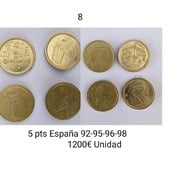 Monedas varias se venden por unidades