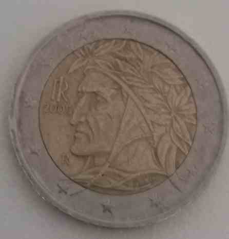 moneda 2 euros Italy 2005  Dante Alighieri