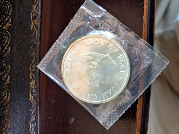 Moneda plata 2.000 pesetas 1994