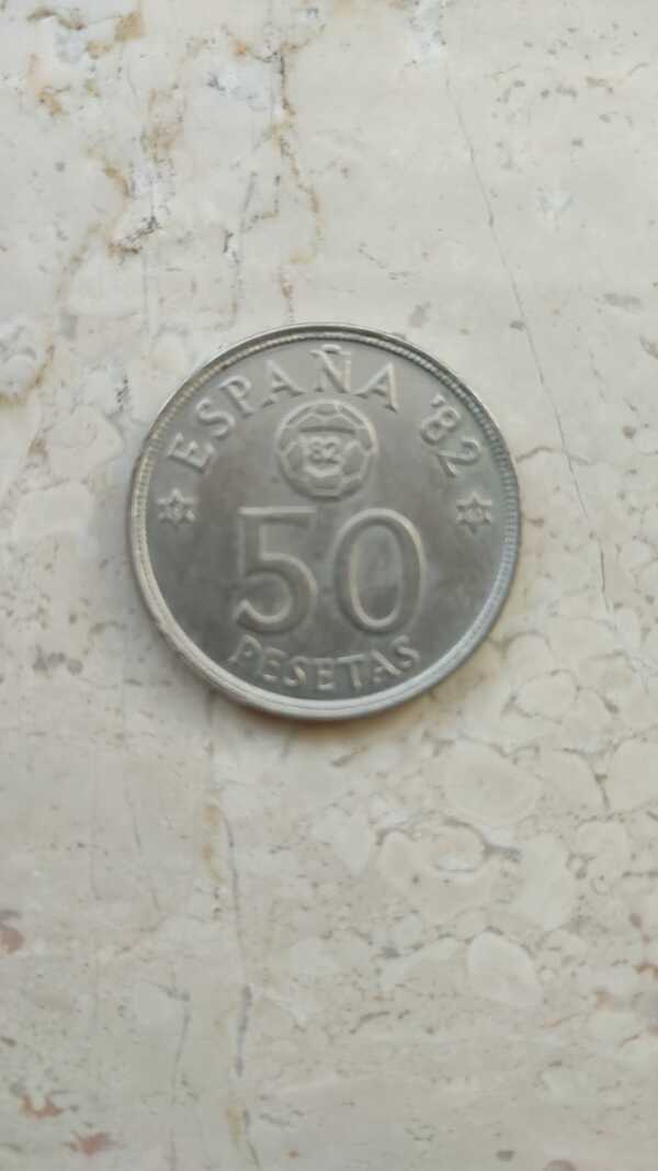 Monedas de 50 pesetas 1980