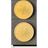 MONEDA 50 CENTIMOS CERVANTES