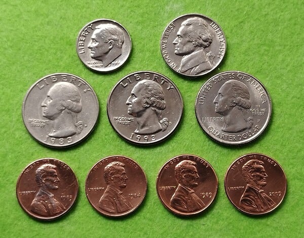 Monedas Americanas.