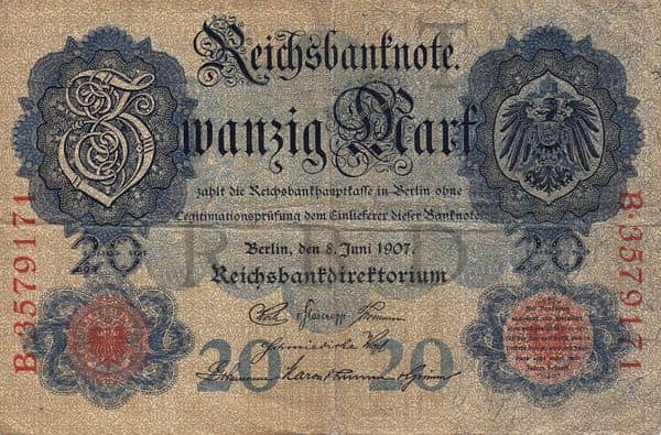 20 Mark Reichsbanknote