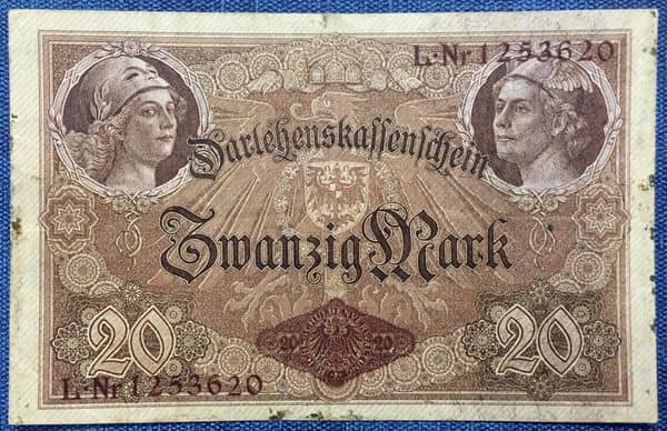 20 Mark Darlehenskassenschein