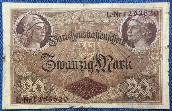 20 Mark Darlehenskassenschein