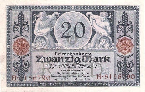 20 Mark Reichsbanknote