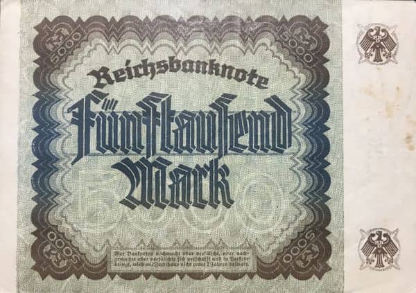 5000 Mark Reichsbanknote