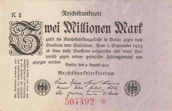 2000000 Mark Reichsbanknote